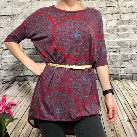 ‼️NWOT Lularoe High Low Irma Tunic Tee‼️ - Picture 6 of 8